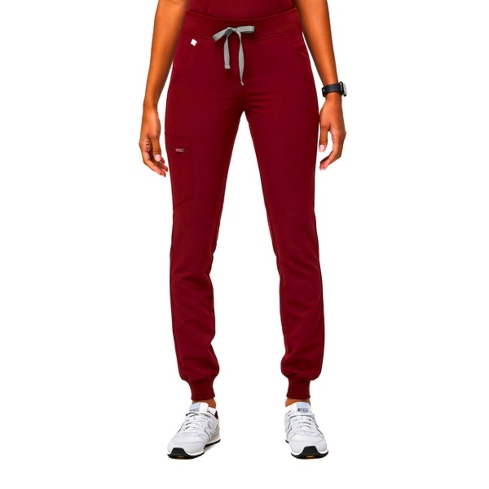 Figs Scrub Pants in Burgundy. Jogger style! Great condition! Size small- regular